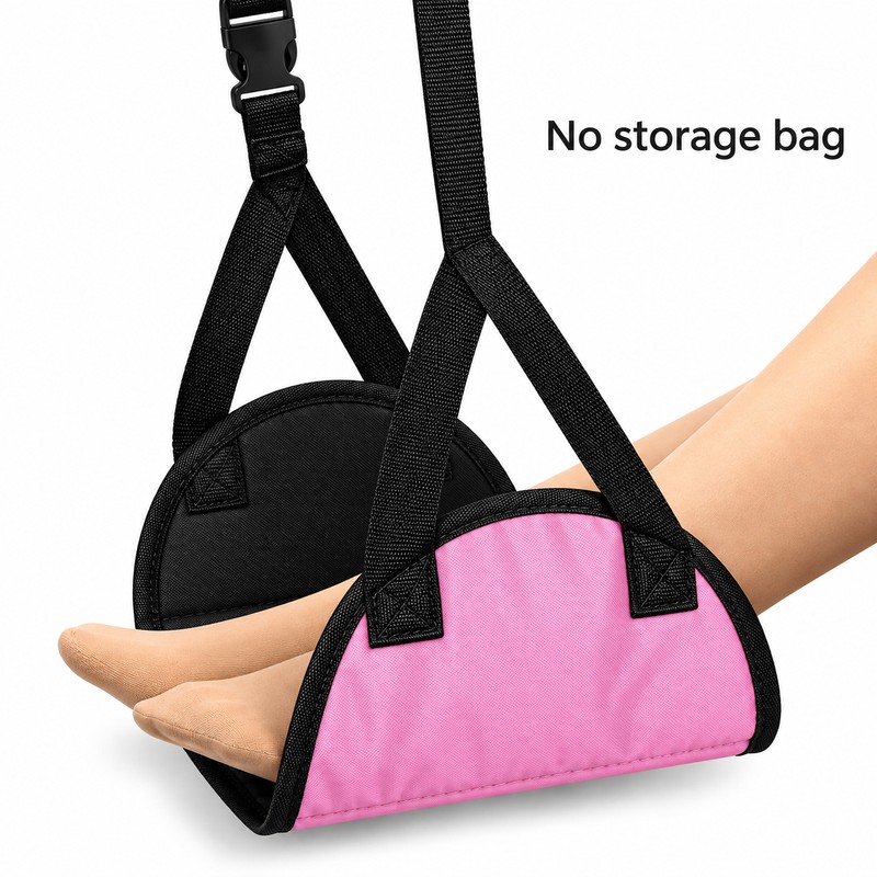 Adjustable Airplane Footrest for Comfortable Travel – Portable Dacron Foot