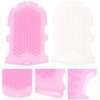 Coheali Guantes Silicona Baño Cepillos Masaje Hombres Mujeres Color Azar