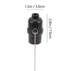 HOMSFOU E27 Lamp Holder with Drawstring - Change Pull Chain,