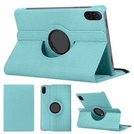 SWEIMEN Case Compatible with Honor Pad X8a 11 Inch Tablet, PU Leather Case 360° Rotatable Multi-Angle Protection Stand Protective Case