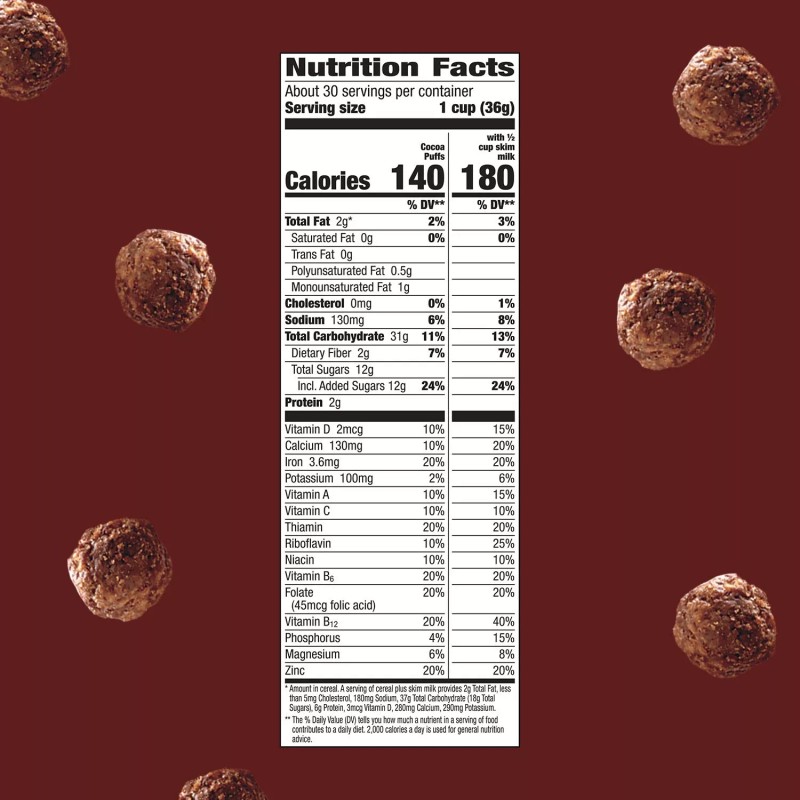 Quaker Cocoa Puffs Chocolate Breakfast Cereal (39.25 oz.)