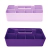 Enjoy Organizer Portable Caddy Organizer -2 Stackable Plastic Caddy with
