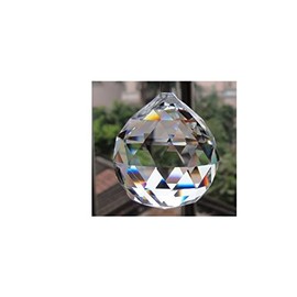 Asfour 1 Piece Crystal Glass Ball Prism Pendant Suncatcher (40mm)