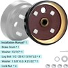 10L0L Golf Cart Brake Drum/Hub Assembly (Electric) for EZGO TXT