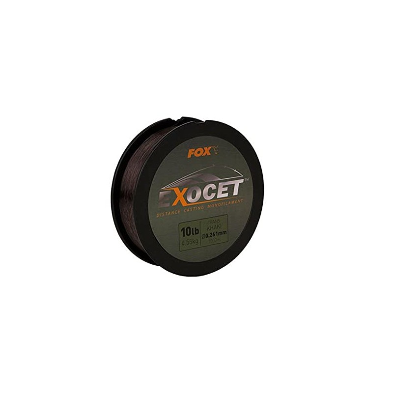 Fox Exocet Monofilament Trans Khaki 13lb 1000m