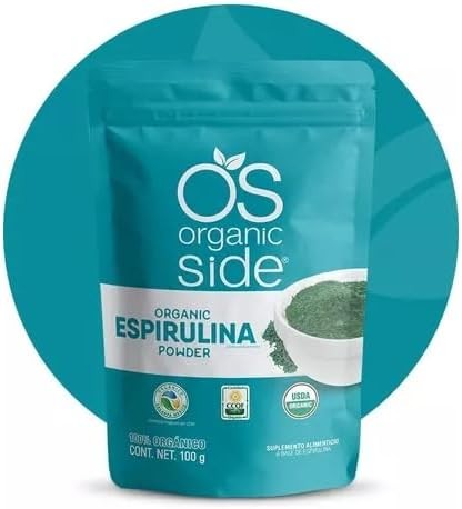 ORGANIC SIDE ESPIRULINA ORGÁNICA EN POLVO 100 G
