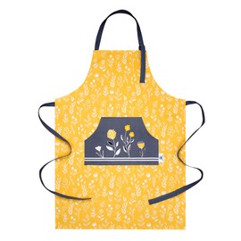 Unisex Cotton Kitchen Apron – Stylish and Practical Cooking Apron with Large Pocket, Ideal for Bakers, Chefs, Mum, Dad, or Grandma on Birthdays & Christmas
