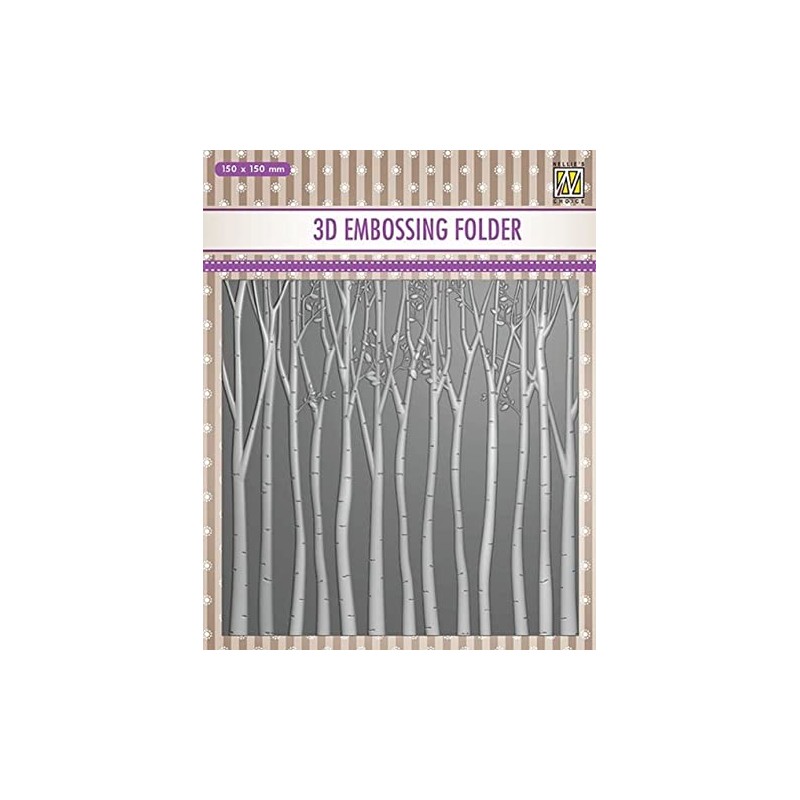 Crafts Too Nellie Snellen 3D Embossing Folder - Trees