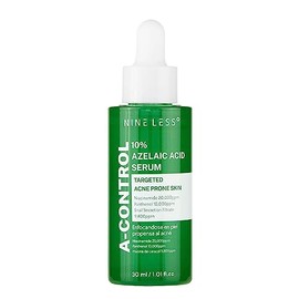 NINELESS-A-Control Azelaic Acid Serum 30ml | Sérum Facial con 10% de Ácido Azelaico, Niacinamida, Centella Asiática y Filtrado de Caracol | Reduce Imperfecciones, Manchas y Líneas Finas