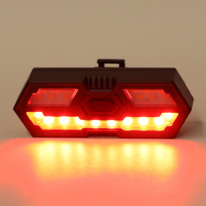 Bike Tail Light Wireless Remote Control Safety Bicycle Night Riding
