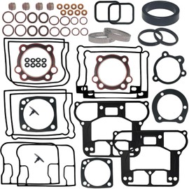 BIGLKNM Top End Gasket Kit Compatible with Harley-Davidson EVO Big Twin 80ci 1340CC Dyna Low Rider Super Glide Wide Glide Tour Glide Softail FXST 1984-1998