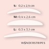 Wonderstripes Eyelid Plasters Clear Size S-M