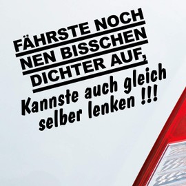 Car Sticker Fährste Toy Has Quite A Few Thick Make Your Own kannste at the same time Driving Car Tuning Dub OEM Sticker JDM, matt black