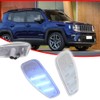 GTINTHEBOX Clear Lens Ice Blue LED Side Marker Light Lamps