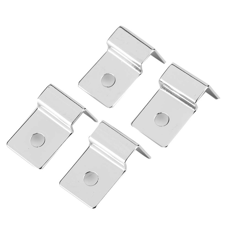 TOPINCN 4Pcs Aquarium Cover Bracket Stainless Steel Fish Glass Cover