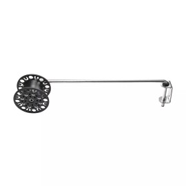 Ultimate Rattle Reel (1)-Ultimate Ice Fishing Rattle Reel Wall or Ceiling mount Fishing Black