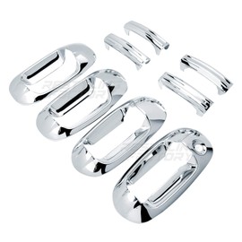 Restyling Factory Chrome Door Handle Cover 4D W/O Passenger Keyhole for 03-14 Ford Expedition / 03-14 Lincoln Navigator 03 04 05 06 07 08 09 10 11 12 13 14