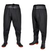Aollerfilery Fishing Waders with Boots, Nylon/PVC Waist Wader Pants Fishing