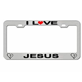 All God Christian Religious Style License Plate Frame| Car Accessories Auto License Plate Frame