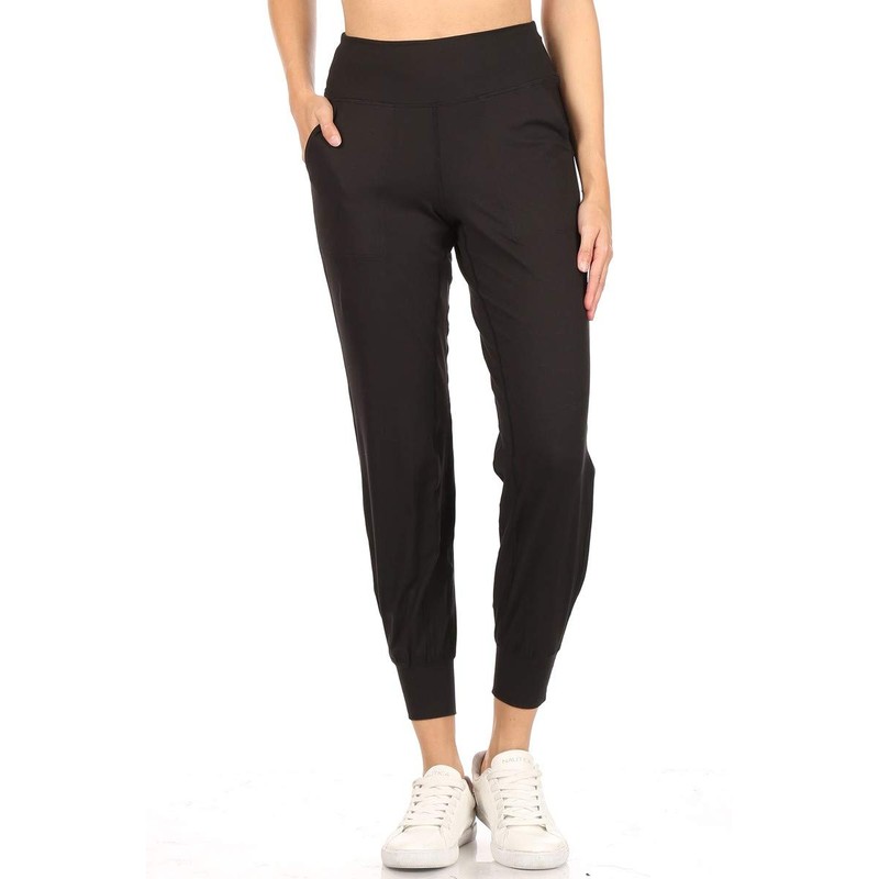 Leggings Depot ActiveFlex Jogger Yoga Pants with Pockets (Full Length,