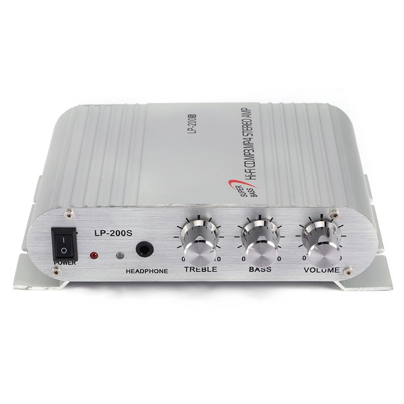 12V Auto Car Amplifier Stereo Audio Amp Receiver 20Wx2 High
