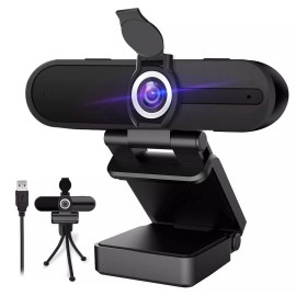 ZIQIAN Webcam 4K 8MP HD (Microphone/Pr