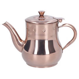 Stainless Steel Teapot Rose Gold 500ML Integrated Cover and Anti‑scalding Handle Design Stainless Steel Teapot Teapot