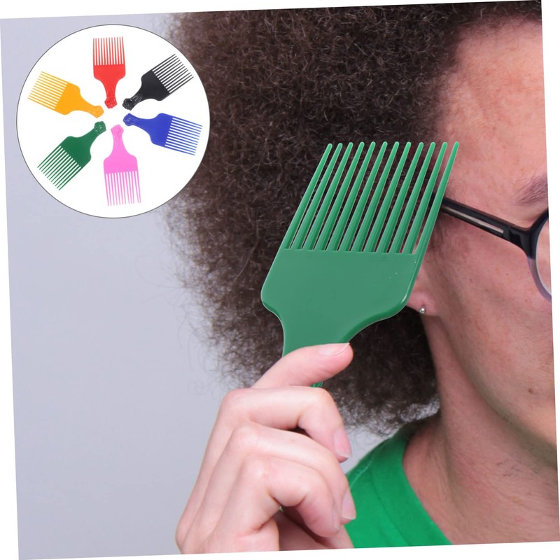 IWOWHERO 6pcs Wide Tooth Hair Detangler Combs for Men Women