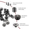 sourcing map 90 Sets Chicago Screw Rivets Metal Phillips Head
