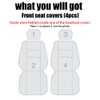 Unbranded For Ford Car 2 Seat Covers Premium Cloth Front