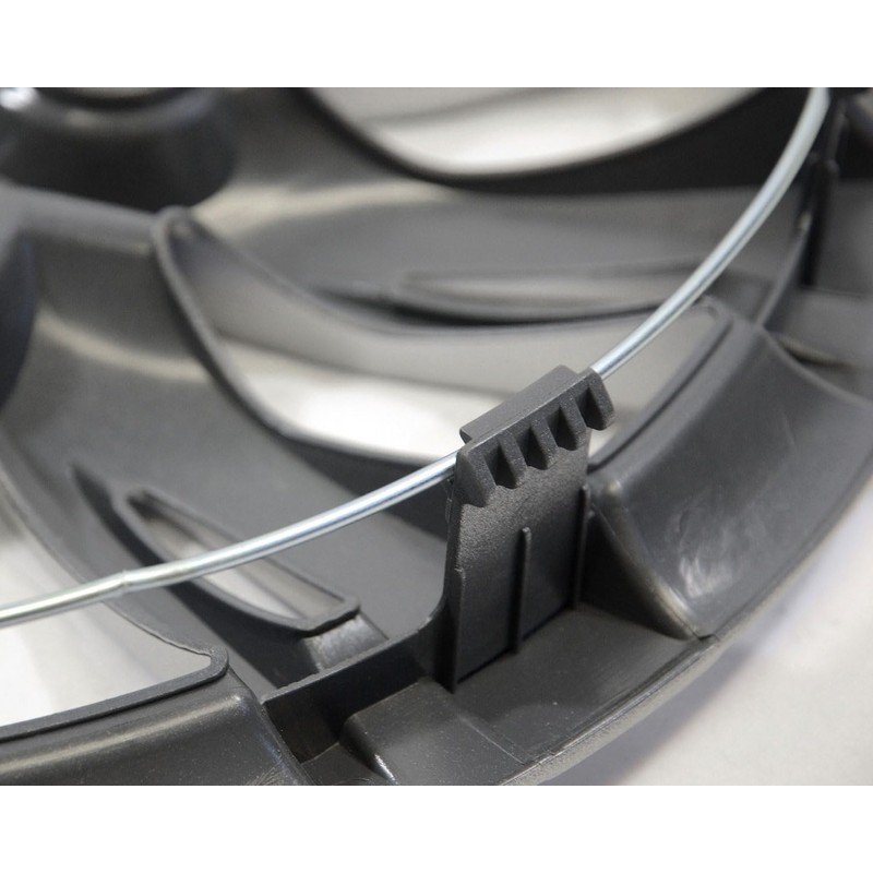 Set of 4 Front and Rear Silver 10 Split Spoke