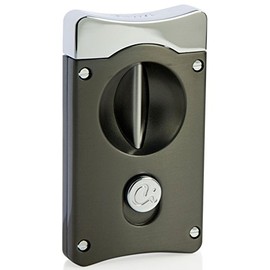 Caseti Caseti Wedge V Cigar Cutter-Gunmetal,, Gunmetal