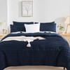 NEXHOME PRO Duvet Cover Full Size, Navy 3 Pieces Boho