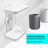 KlaroSpace Bathroom Soap Dish with Drain, 5 kg Load Capacity,