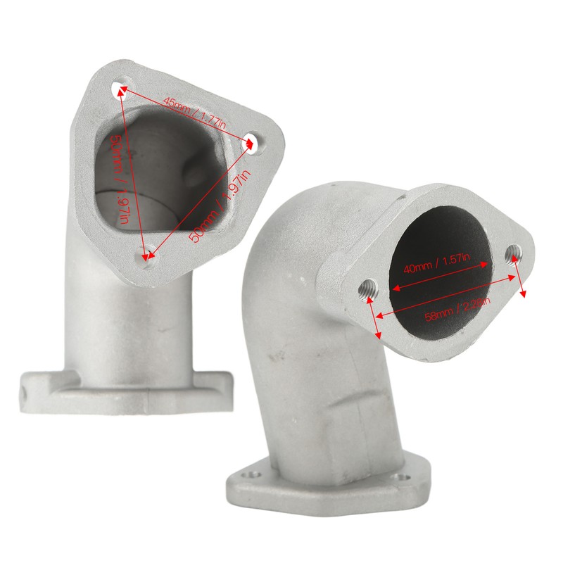 Generator Intake Elbow Aluminum Alloy Standard Size Intake Pipe for