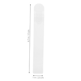 PACKOVE 50pcs Clear Makeup Brush Storage Bag Organizer for Tweezers and Makeup Tools Portable Transparent Pouch for Brushes for Travel and Daily Use