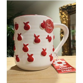 Sheffield By Home Best Teacher Ever Hand Painted Mug With Red Apple Design by Sheffield Home