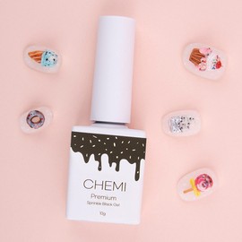 Chemie Gel Chemi Gel Cami Sprinkle 4-piece set Glitter Gel Topping Gel / 케미젤 캐미 스프링클 4종 세트 글리터젤 토핑젤