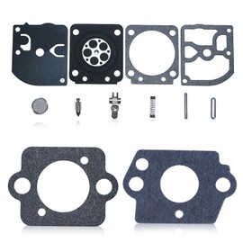 HAISHINE Carburetor Rebuild Kit RB-129 for Poulan Pro PP3516 PP3816 PP4018 PP4218 PP4218AV PP4218AVX PPB3416 Chainsaw for ZAMA C1M-W26A C1M-W26B C1M-W26C C1M-W47 Carburetor Rebuild Kit