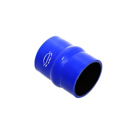 LTI Universal (70mm) 2.75" ID Straight Hump Coupler Silicone Hose 4-Ply Reinforced High Performance 102mm Length (2.75" Blue)
