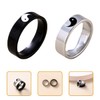 SAFIGLE 2sets 2pcs Couple Rings Decorative Tai Chi Gossip Sign