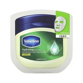 Vaseline Sheet Mask Pack, Set of 10, Green Sheet Pack, Korea (Moisture)
