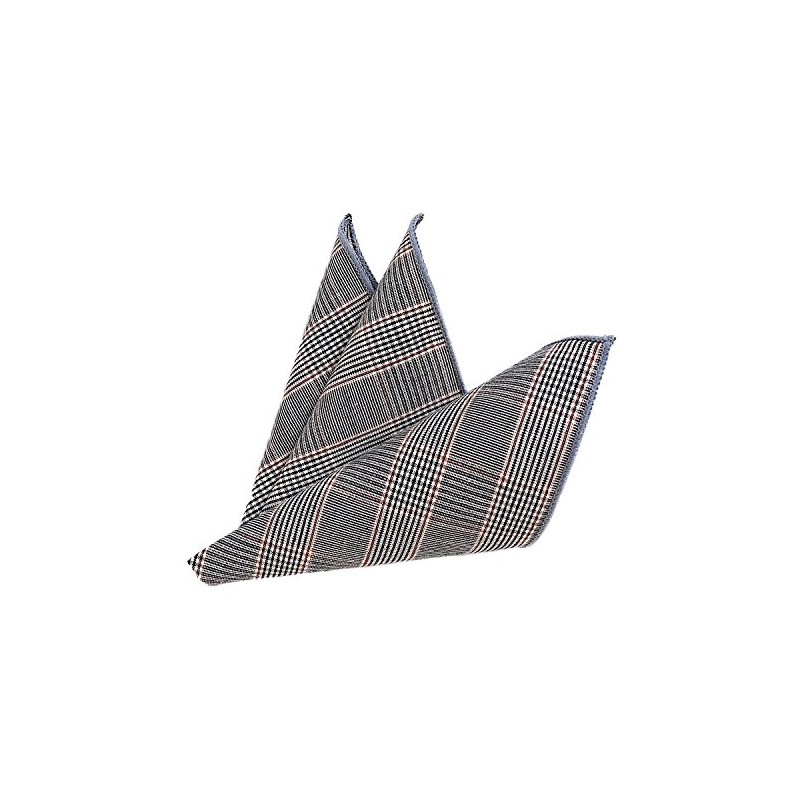 DonDon Men's Pocket Square Handkerchief 23 x 23 cm Cotton