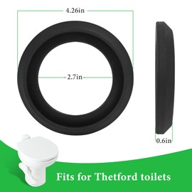 Apopip RV Toilet Seal 34120, 34117, 34106 Replacement for Thetford RV Toilet Parts - Waste Ball Seal Replacement for Thetford AquaMagic Style Lite, Style II & Style Plus and Residence Toilets