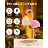 CODOGOY Fragrance Candle Warmer Flamingo Lamp with Timer, Dimmable, Halogen,