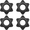 LICQIC 4 PCS Dumbbell Spinlock Collars, Barbell Bar Hexagon Nuts,