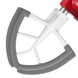 Kltchonald 4.5-5 Quart Flex Edge Beater for KitchenAid Tilt-Head Stand Mixers Grey