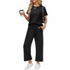 WIHOLL 2 Piece outfits Women fashion lounge wear sets for