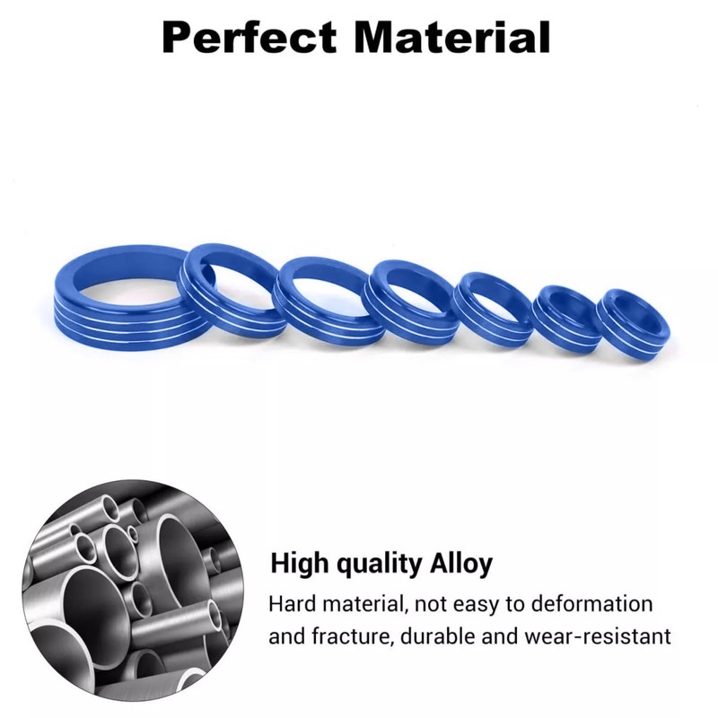 AuTK for Bronco Sport Trim Rings, AC Headlight Tune Gear