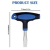 T Handle 12mm Large Flat Head Screwdriver, Ergonomic Handle Flathead